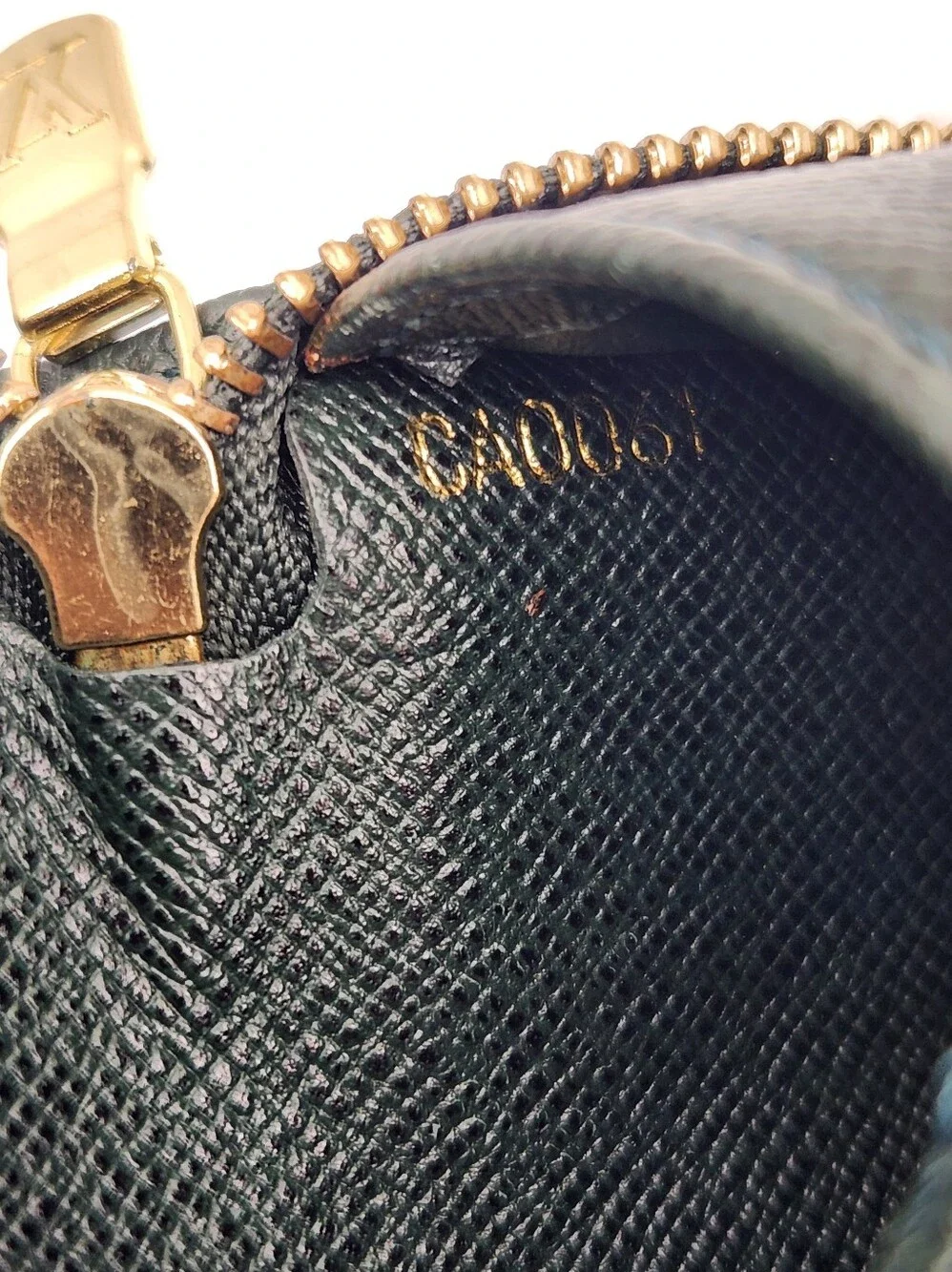 Louis Vuitton Compact Zip-around Bifold Wallet In Taiga Leather With Dustbag